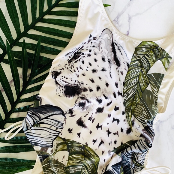 leopard swimsuit h&m
